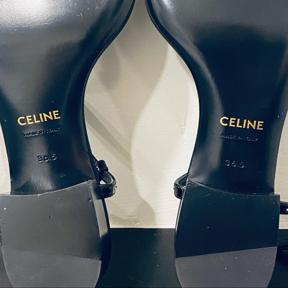 NEW Celine Sharp Slingback Thong Sandals 36.5 - Picture 4 of 9